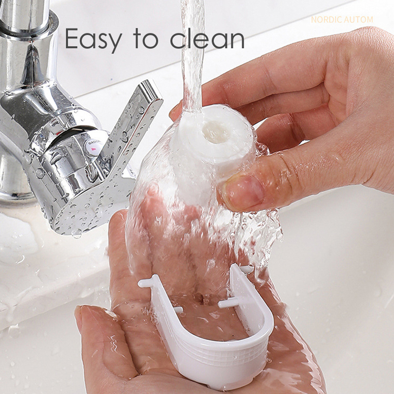 Automatic toothpaste squeezer suction wall-mounted dental rack without punching
