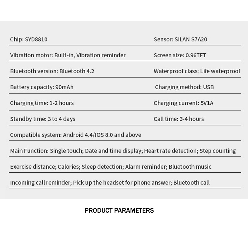 【Andybbyyf】Color screen can answer the phone Bluetooth ear smart bracelet sports multifunctional call two-in-one separated watch