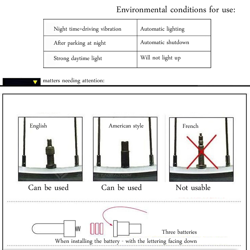 商品名称 【Andybbyyf】Bicycle valve light night riding light hot wheel colorful nozzle light mountain bike equipment accessories tire flash 128/255  【Andybbyyf】Bicycle valve light night riding light hot whe
