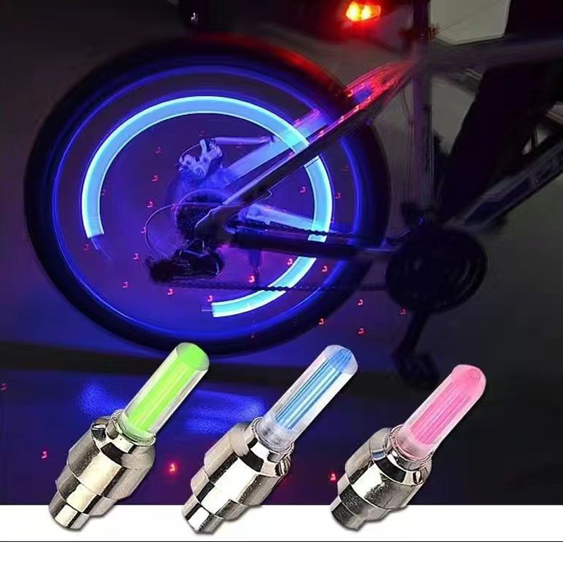 商品名称 【Andybbyyf】Bicycle valve light night riding light hot wheel colorful nozzle light mountain bike equipment accessories tire flash 128/255  【Andybbyyf】Bicycle valve light night riding light hot whe