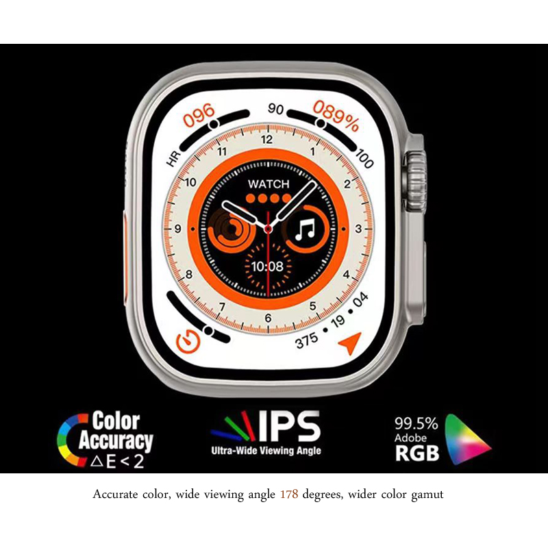 【Andybbyyf】Smart watch S8 with Ultra Black technology for Apple watch8 male and female adult sports electronic bracelet