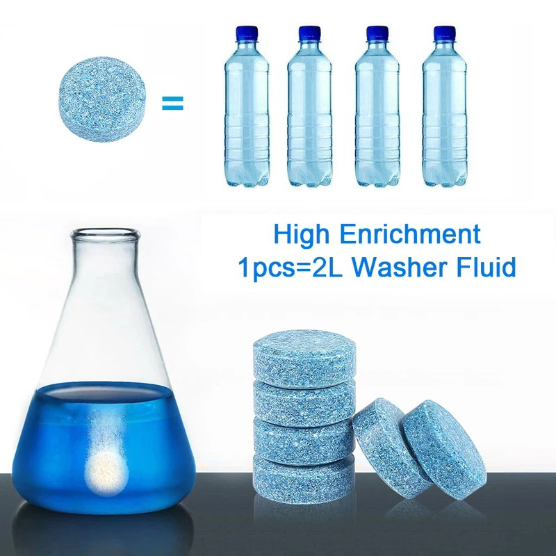 【Andybbyyf】Glass cleaning agent Automotive glass water concentrated wiper essence Solid wiper essence effervescent tablet oil cleaning agent