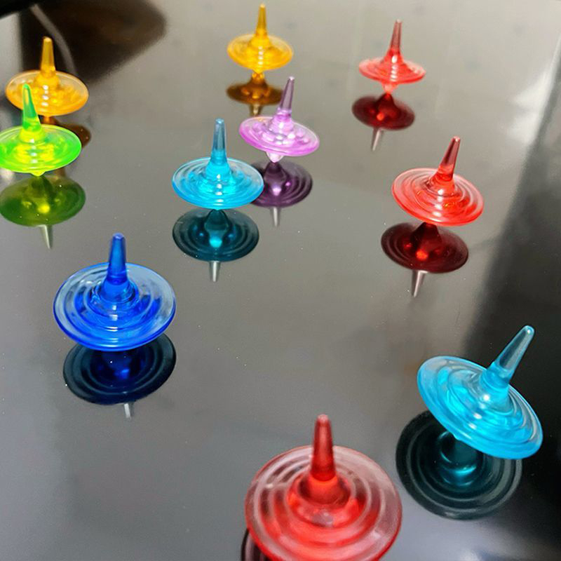 【Andybbyyf】Spinning colorful gyro children's educational toy