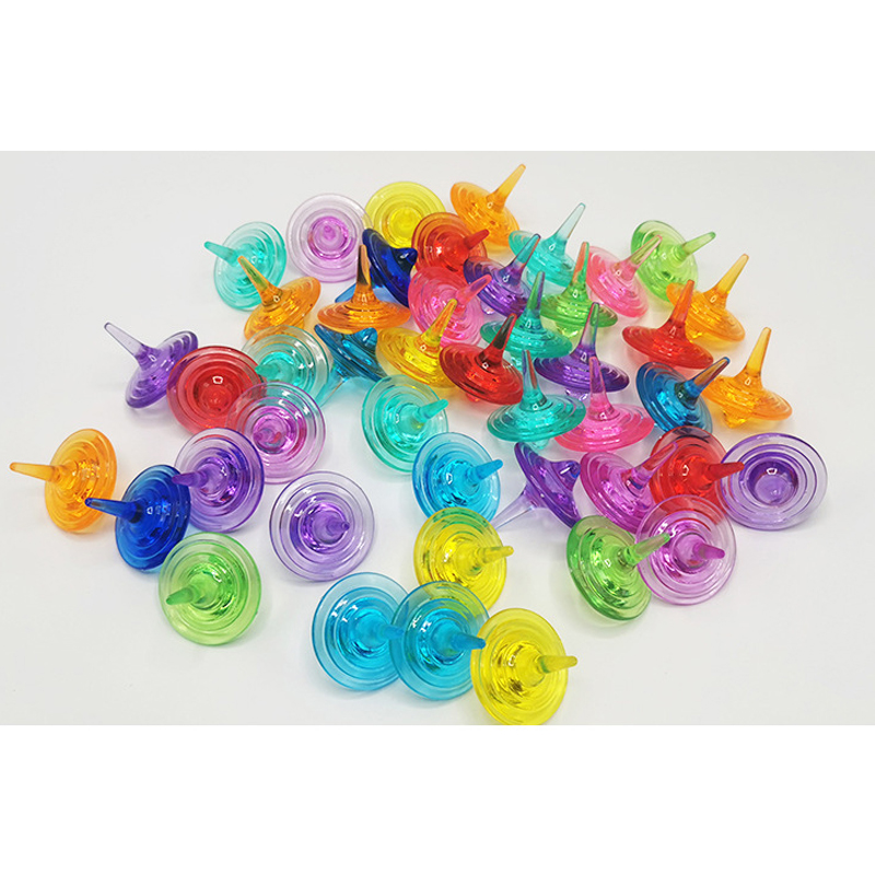 【Andybbyyf】Spinning colorful gyro children's educational toy