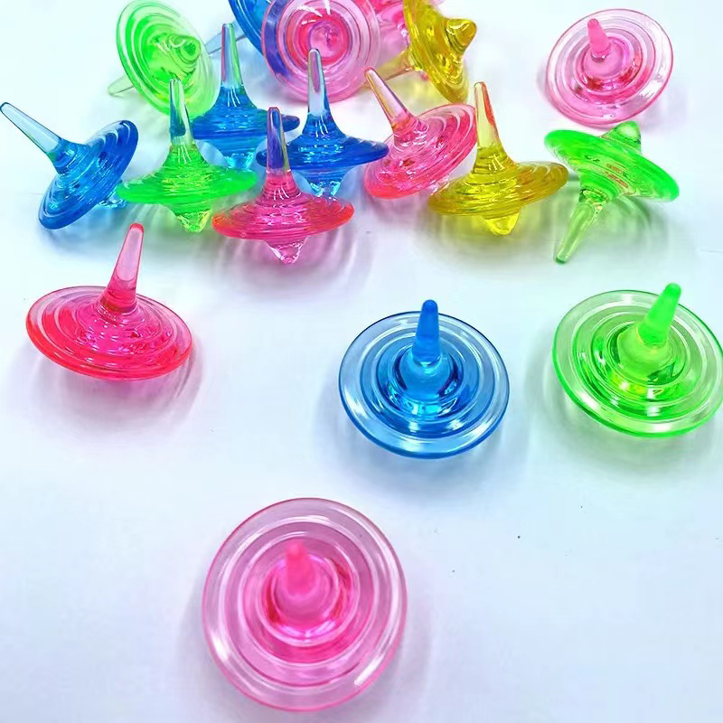 【Andybbyyf】Spinning colorful gyro children's educational toy