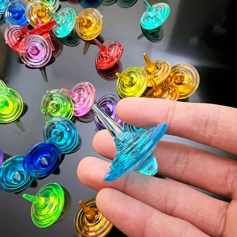 【Andybbyyf】Spinning colorful gyro children's educational toy