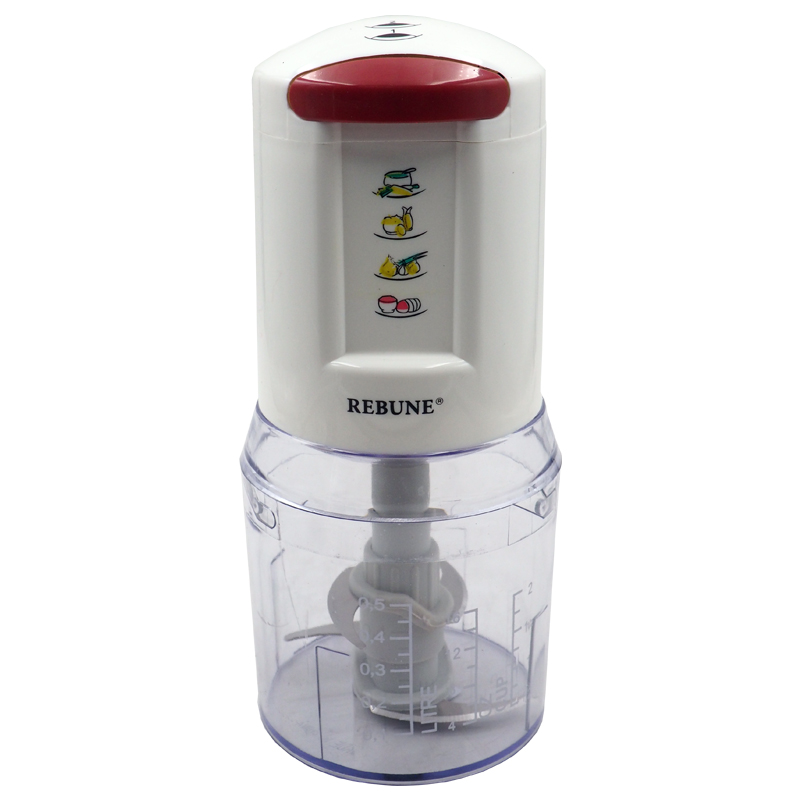 (Special Offer)  Rebune RE-2-083 High Quality 500ml  ( Food Processor ,Blender, Chopping, Grinder & juicer) RE-2-083 White