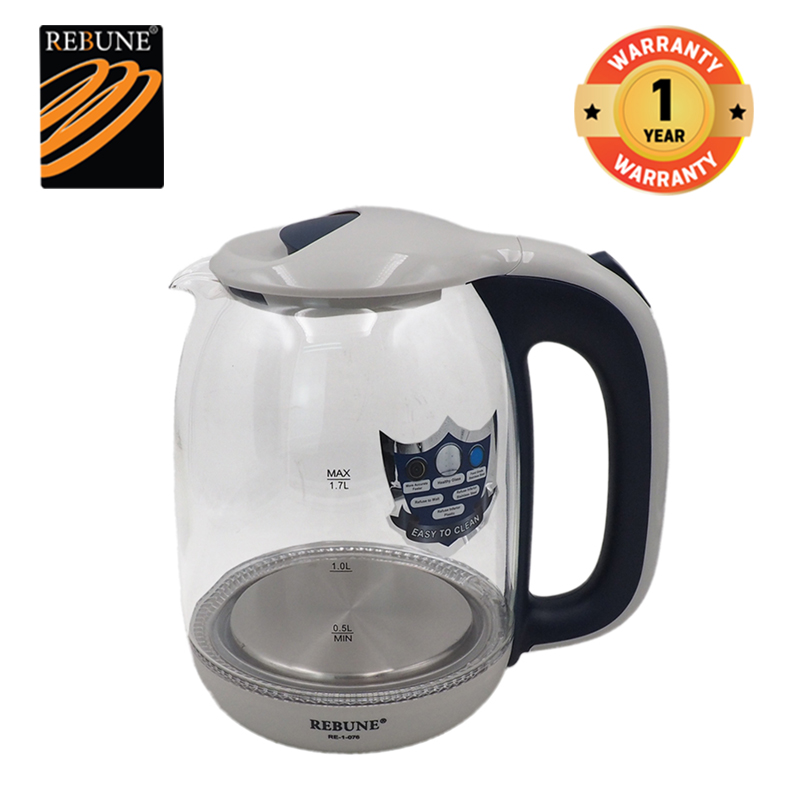 【Special Offers】Rebune  RE-1-076 1.8L white  Electric Kettle 2200W