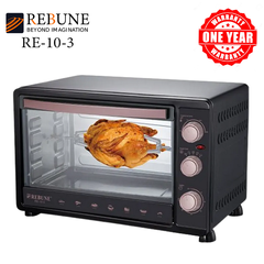(Discount Offer!)  Rebune Electric Microwave  Rotisserie Oven, 45L - Black RE-10-3 Black 45L 2000w