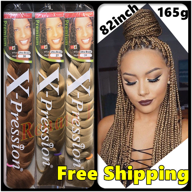 xpression braids hair extension expression twist jumbo braid(1pc)