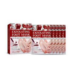 Fruit acid exfoliating foot mask moisturizing foot moisturizing rejuvenating skin calluses exfoliating dead skin hydrating 5pcs*1pair