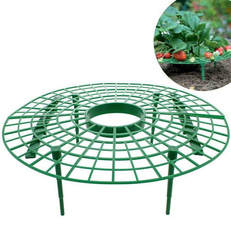 Garden Strawberry Planting Bracket Plant Climbing Pillar Balcony Vegetable Rack Green