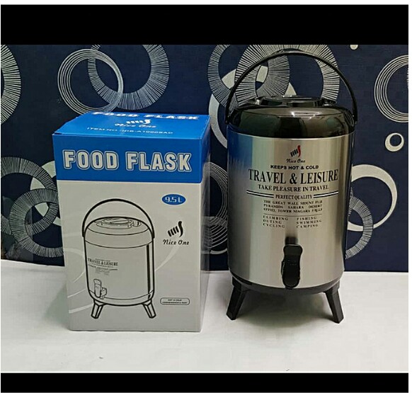 Sundabest Travel Food Flask - Hot Water Catering Coffee/Tea  9.5 Ltr