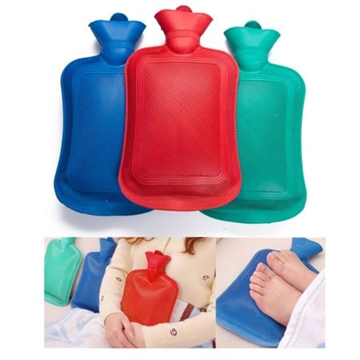 Therapeutic Pain Reliver Hot Water Bottle with Fleece Random randorm