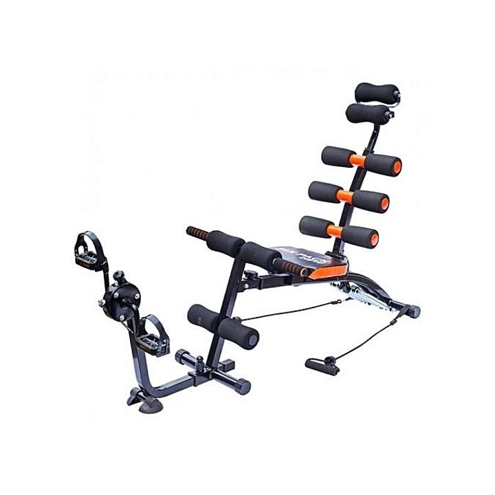 Multifunction Abdominal Six Pack Care Bench With Pedals black black black