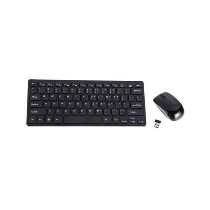 Wireless Keyboard &amp; Mouse Combo Black Standard black standard