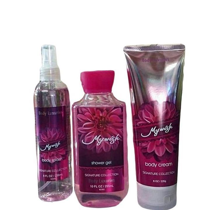 Signature Collection My wish 3 in 1 body cream, body splash, shower gel body luxuries