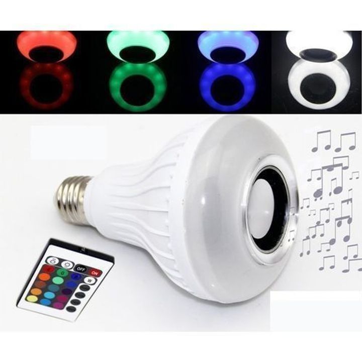 LED Music Bulb With Bluetooth,Music Player With FREE USB disk multi color standard 6W