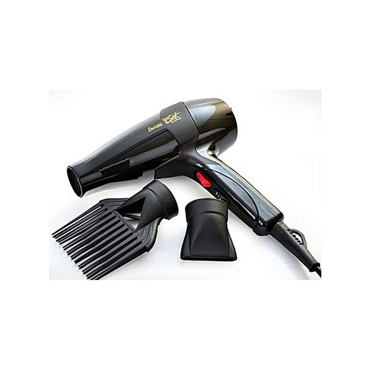 Ceriotti GEK 3000 Blow Dryer 1700W- Professional Hair Drier Speed setting 2 Temperature options 4 Power Over High Efficiency directional outlet High air pressure