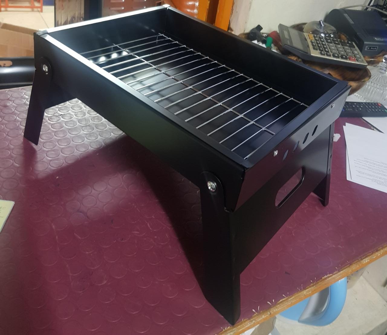 Barbecue Barbeque Grill Camping Picnic Patio Stainless Steel Charcoal Furnace BBQ Grills