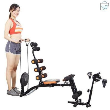Multifunction Abdominal Six Pack Care Bench With Pedals black black black