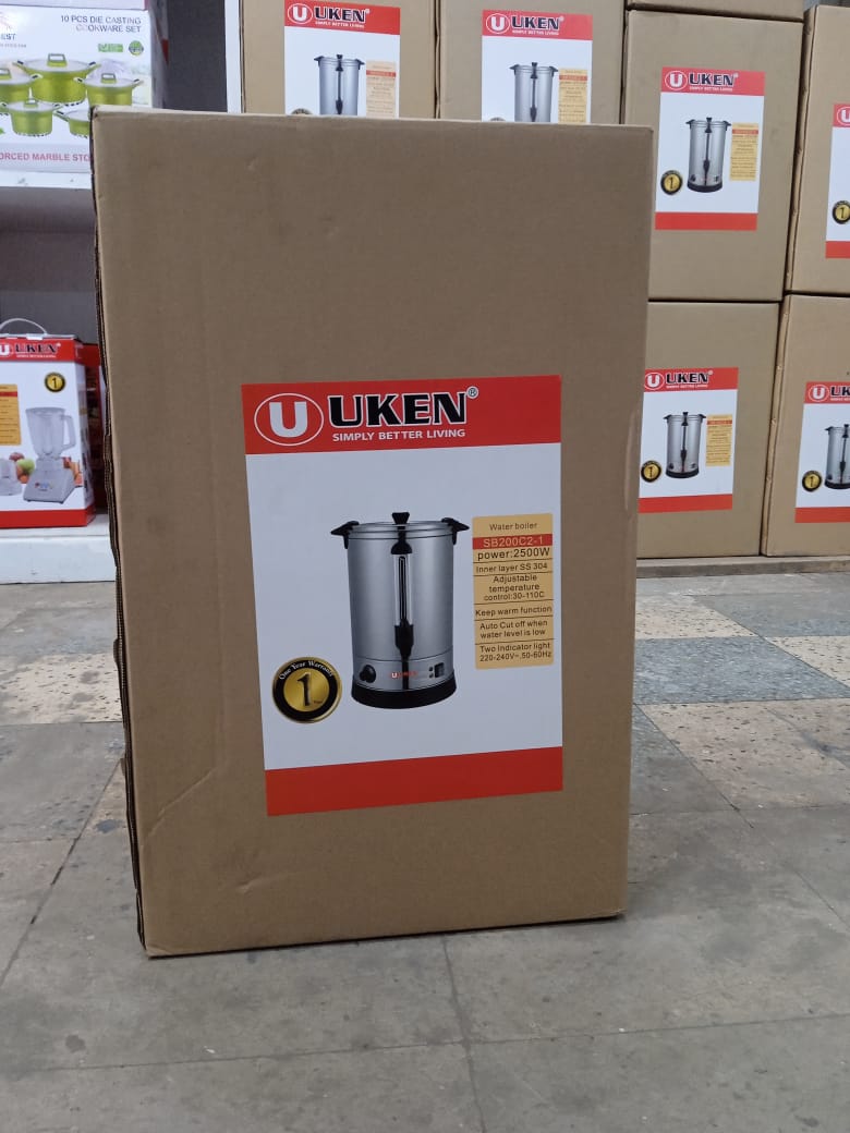 10L Uken electric tea urn kettle Electric Water boiler with keep warm function and Auto cut off function when water level is low 30-40 degrees temperature control