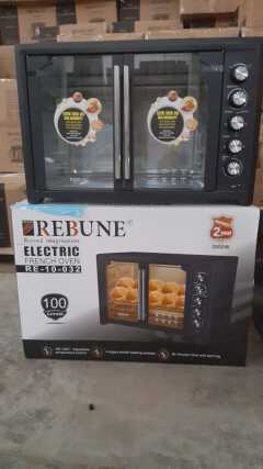 Rebune RE-10-032 Electric French Style Oven with Rotisserie 100 Liters Large capacity with timer and temperature controls 2800W