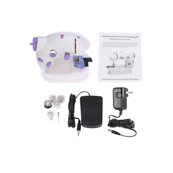 Portable electric mini sewing machine  Electric Mini Portable Sewing Machine Double Speed