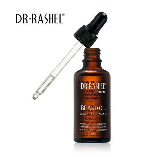 Dr. Rashel Beard Growth Oil With Argan Oil + Vitamin E For Men.