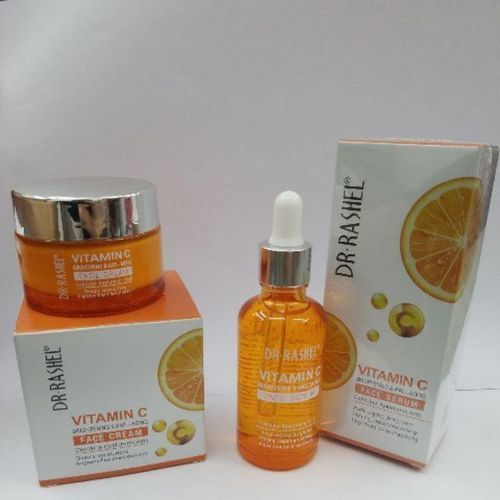 Vitamin C Dr Rashel Brightening &amp; Anti-Aging Face Cream + Face Serum