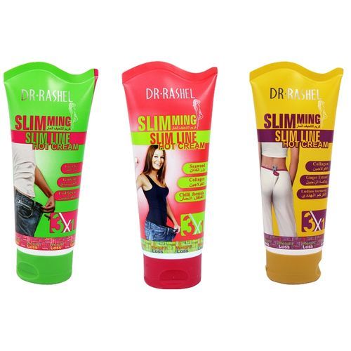 Slimming Slim Line Hot Cream Formula Pack - Green Tea, Collagen &amp; Ginger Formula