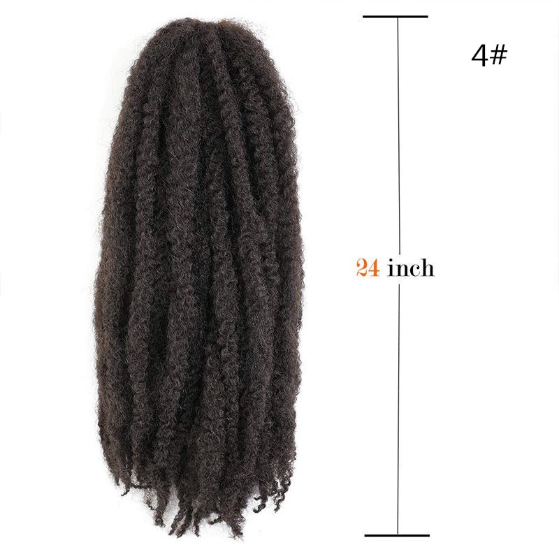 24inch Marley Braids Crochet Hair Twist Box Extensions Women