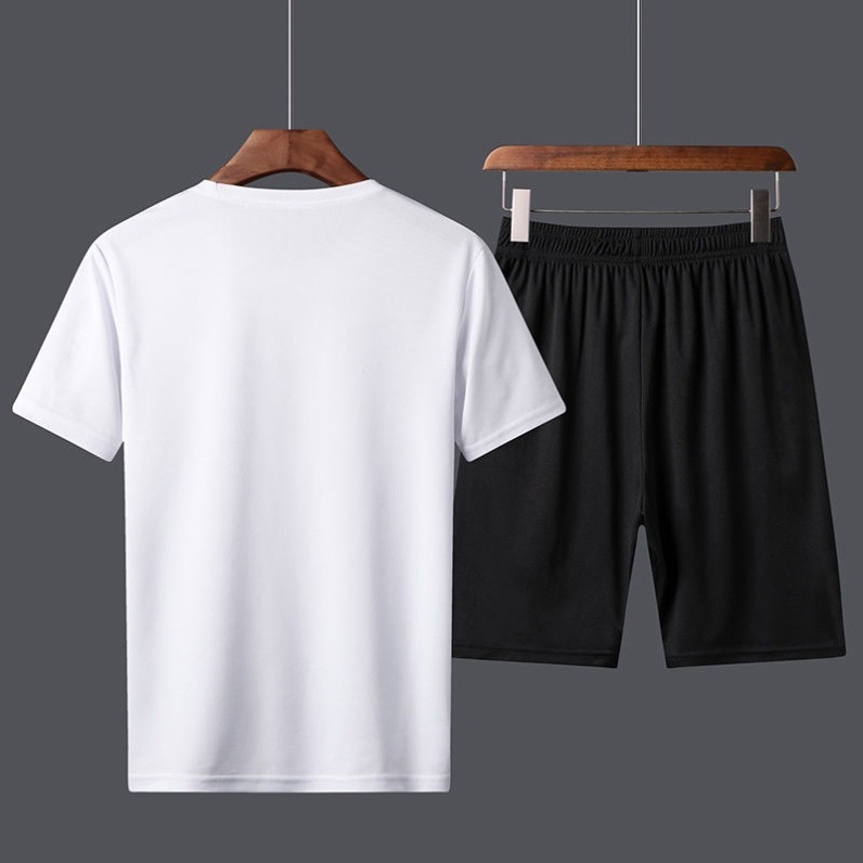 New 2 pack top shorts Summer men short sleeve pants casual suit T-shirt fashion men clothes hot sell
