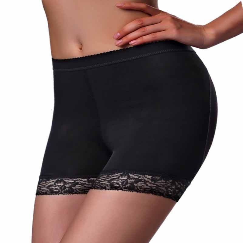 Black Fake ass hip-lifting panties hip-lifting pants ladies breathable mid-waist hip-lifting 1 piece Suitable for sexy skirts Party wedding
