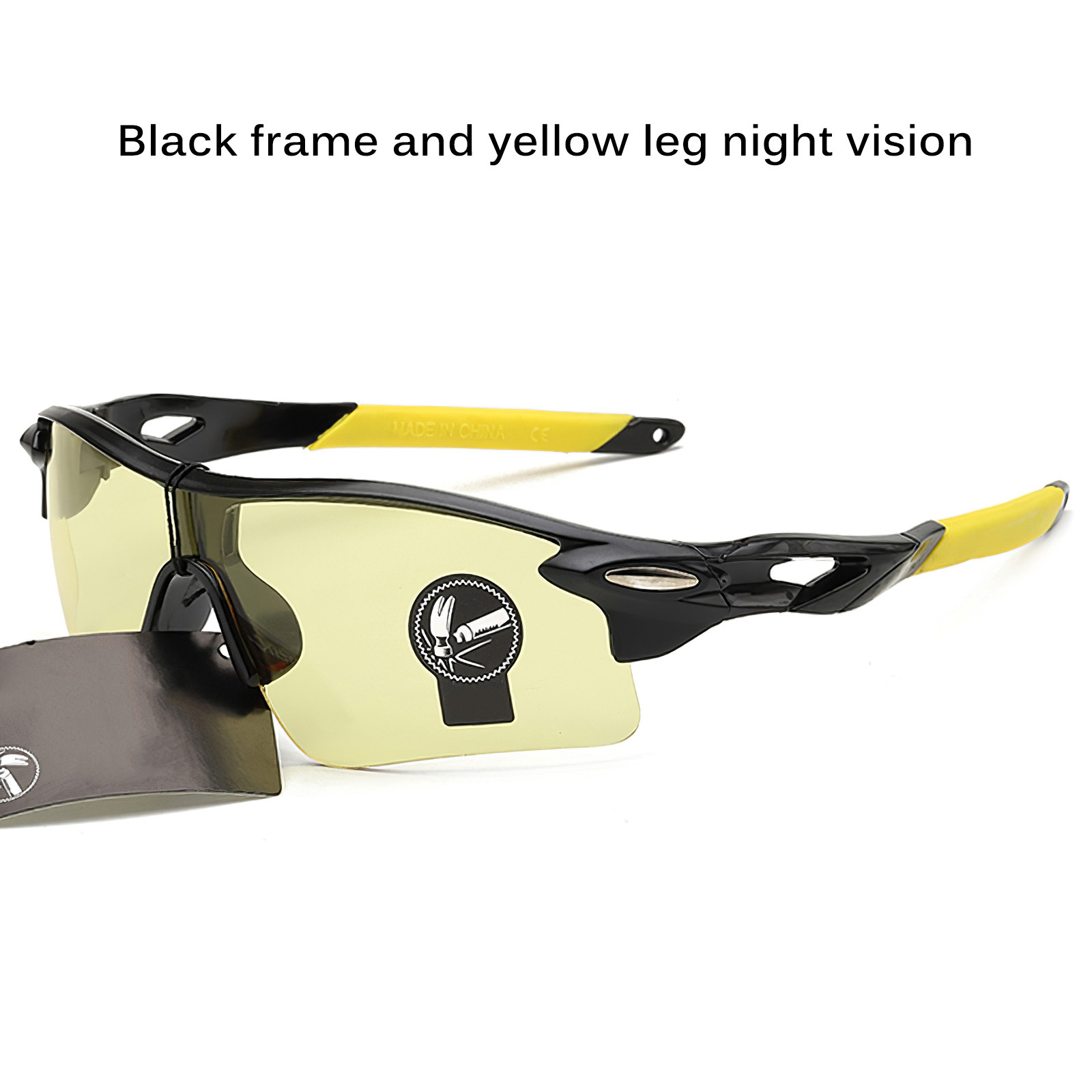2 Pack Colorful Film Sports Men Lady Outdoor Cycling Glasses Explosion-proof Sunglasses Polarized Night Driving Glasses For Men