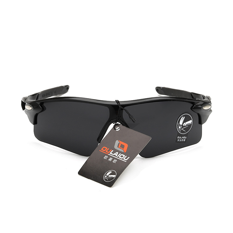 2 Pack Colorful Film Sports Men Lady Outdoor Cycling Glasses Explosion-proof Sunglasses Polarized Night Driving Glasses For Men