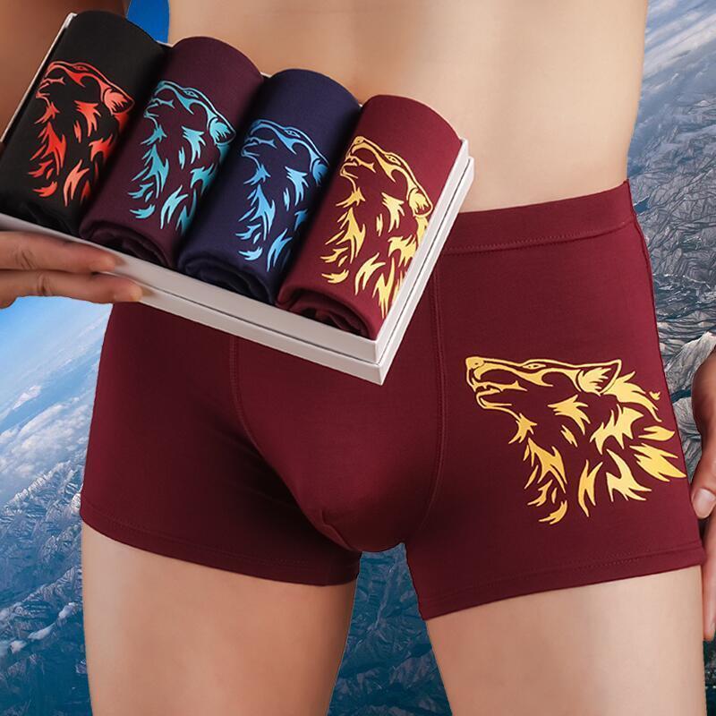 4-piece men underwear men’s shorts cotton sports breathable men Underwear