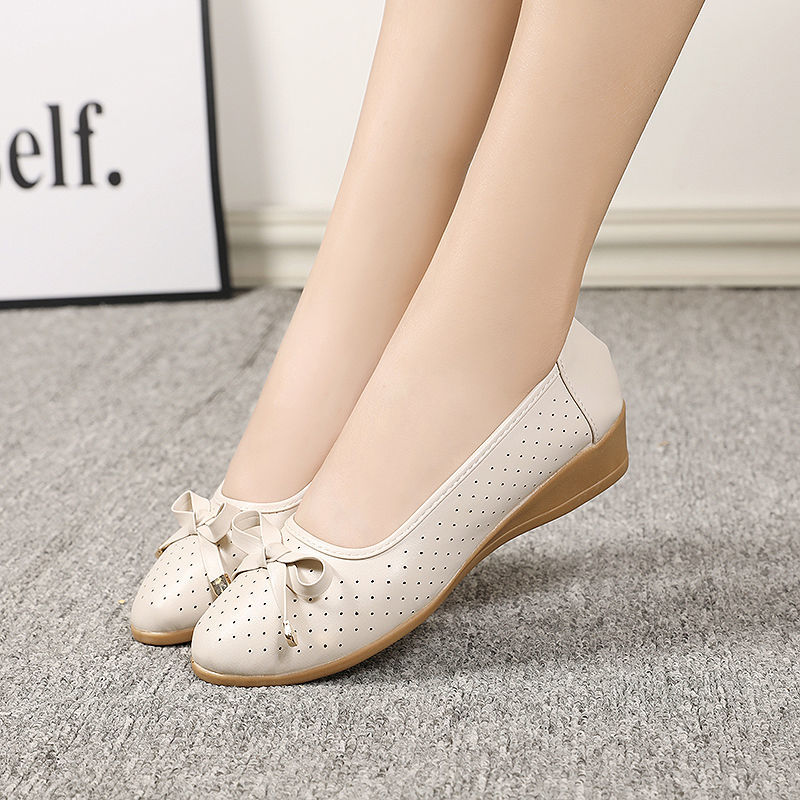Fashion ladies shoes women round head single shoes casual soft shoes Ballerinas and Flats