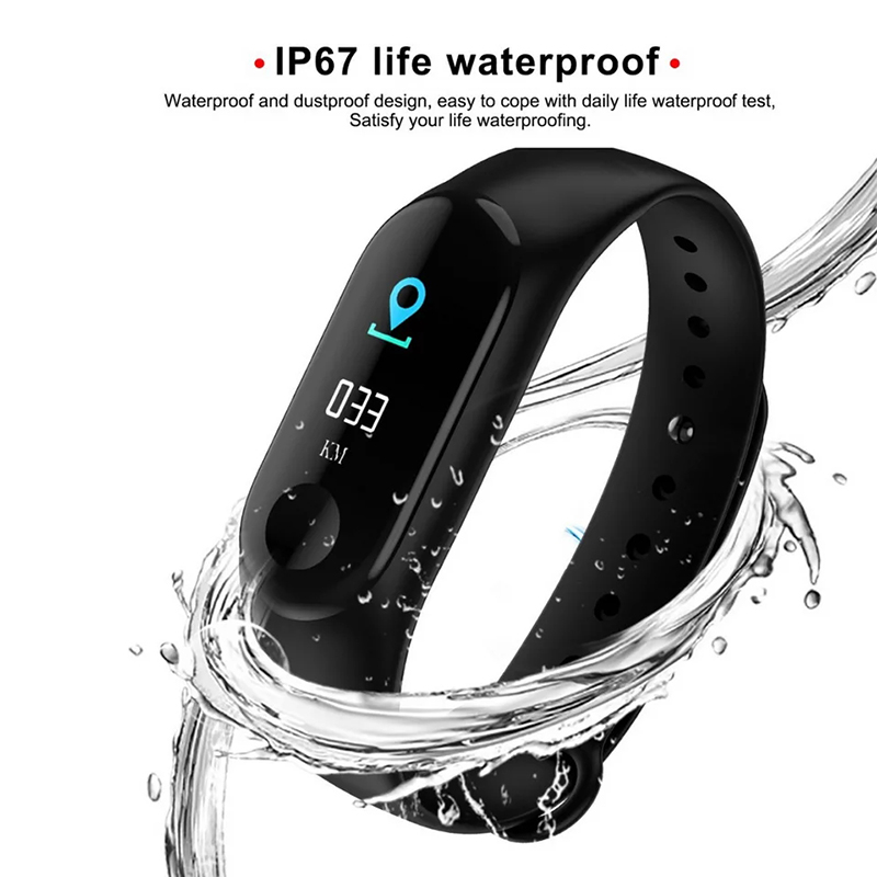 Smart watch Smart Bracelet ladies and men watch Pedometer, time, sleep and other functions