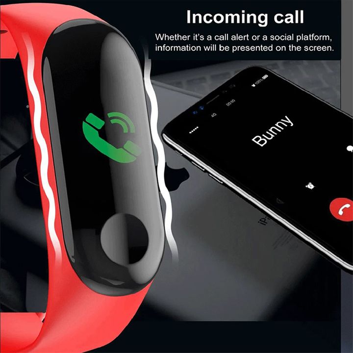 Smart watch Smart Bracelet ladies and men watch Pedometer, time, sleep and other functions