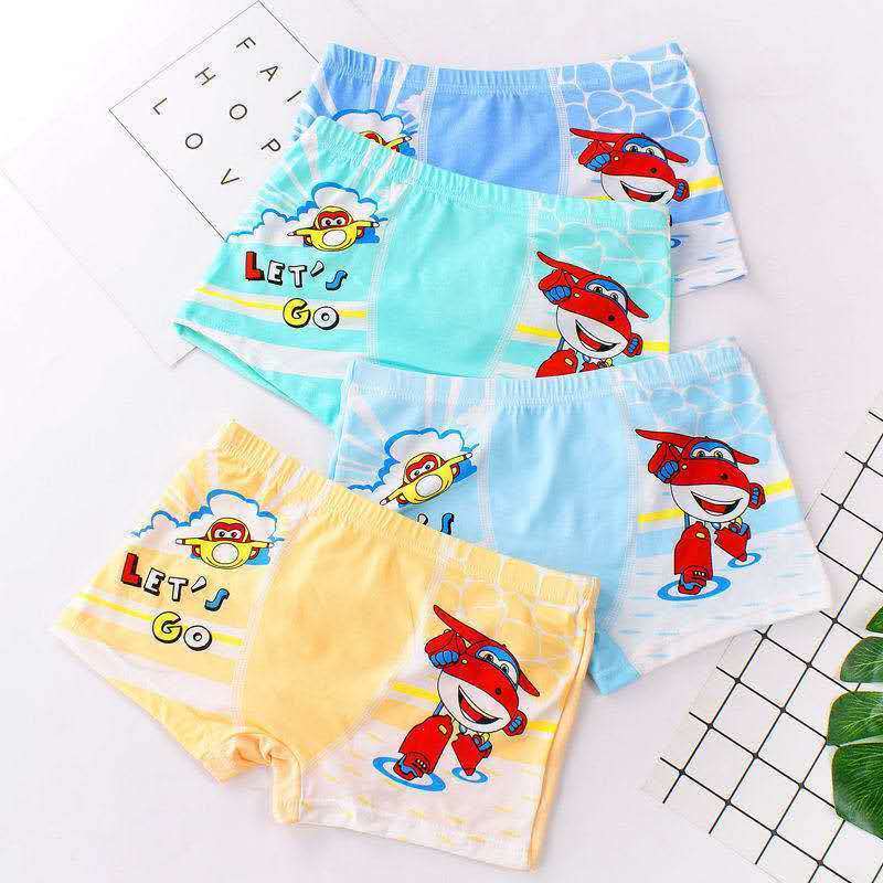 4-Piece Children's underwear  children's shorts  girl underwear boy  Lingerie