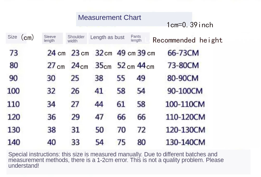 2-piece Children's underwear set cotton baby  clothes   boys and Girls Pajamas Sleepwear