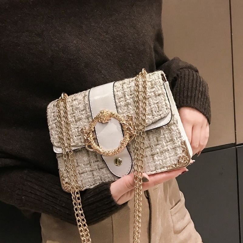 Fashion Women's Bag Handbag Mini Sling Bag Pearl Strap Women Shoulder Bag