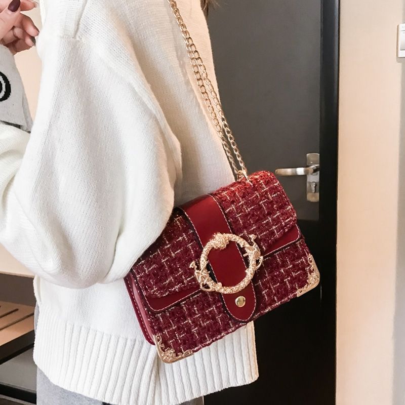 Fashion Women's Bag Handbag Mini Sling Bag Pearl Strap Women Shoulder Bag