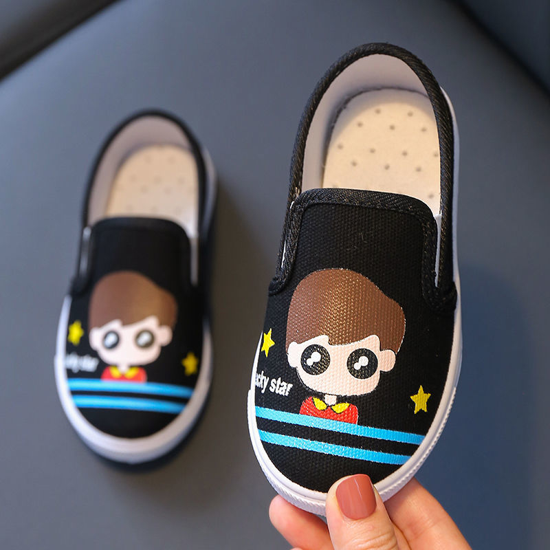 New autumn children's canvas shoes for boys and girls Sandals &amp; Flip Flops