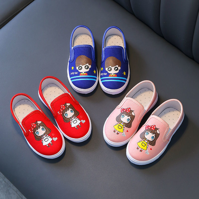 New autumn children's canvas shoes for boys and girls Sandals &amp; Flip Flops