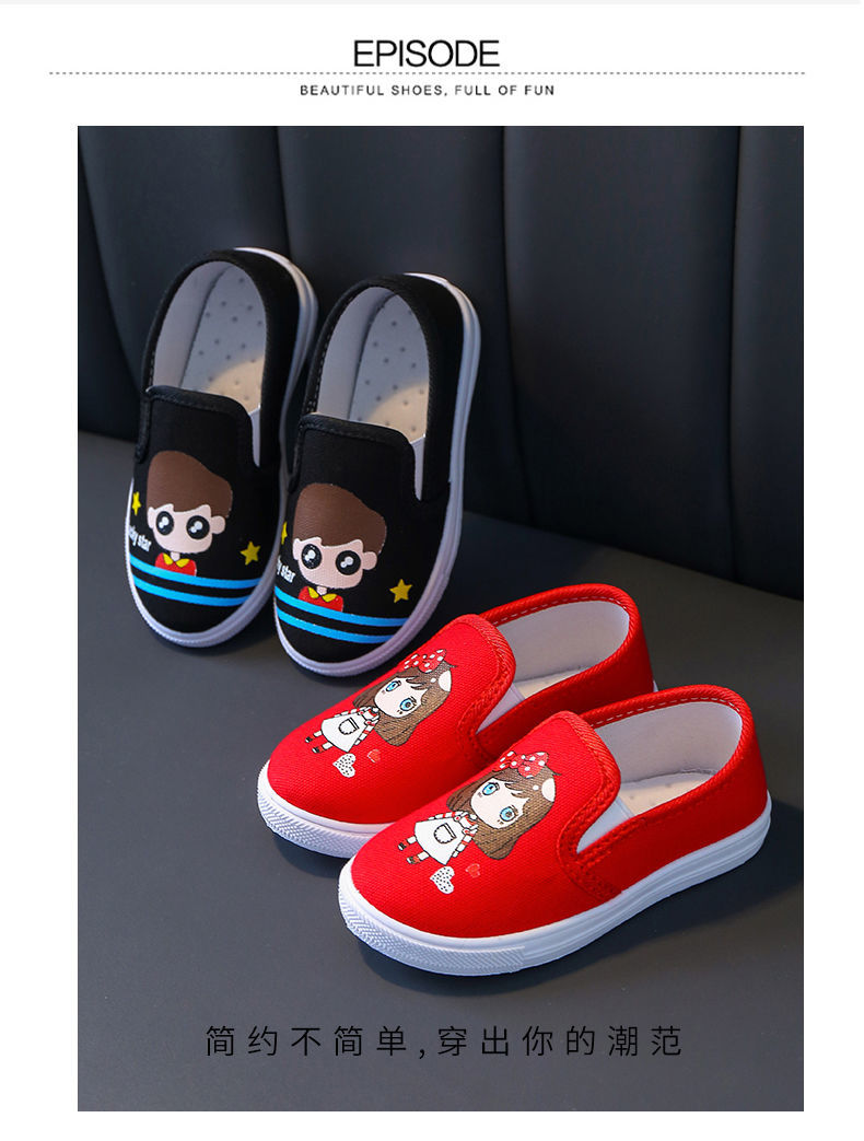New autumn children's canvas shoes for boys and girls Sandals &amp; Flip Flops