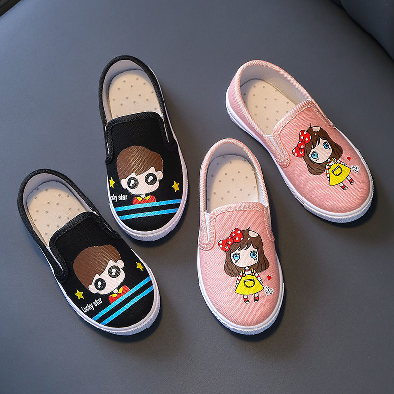 New autumn children's canvas shoes for boys and girls Sandals &amp; Flip Flops