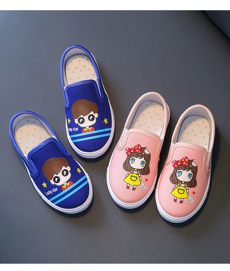 New autumn children's canvas shoes for boys and girls Sandals &amp; Flip Flops