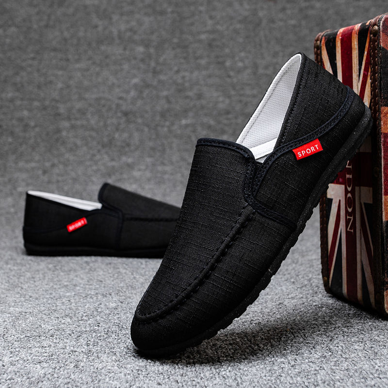 Doudou shoes men's lazy shoes summer breathable casual shoes Loafers &amp; Slip-Ons